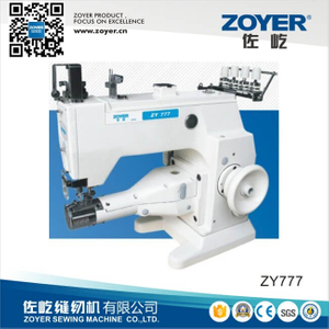 ZY777 Zoyer Cylindre-lit à 3 aiguilles 5-fil à double côtés de la machine à coudre Zoyer (777)