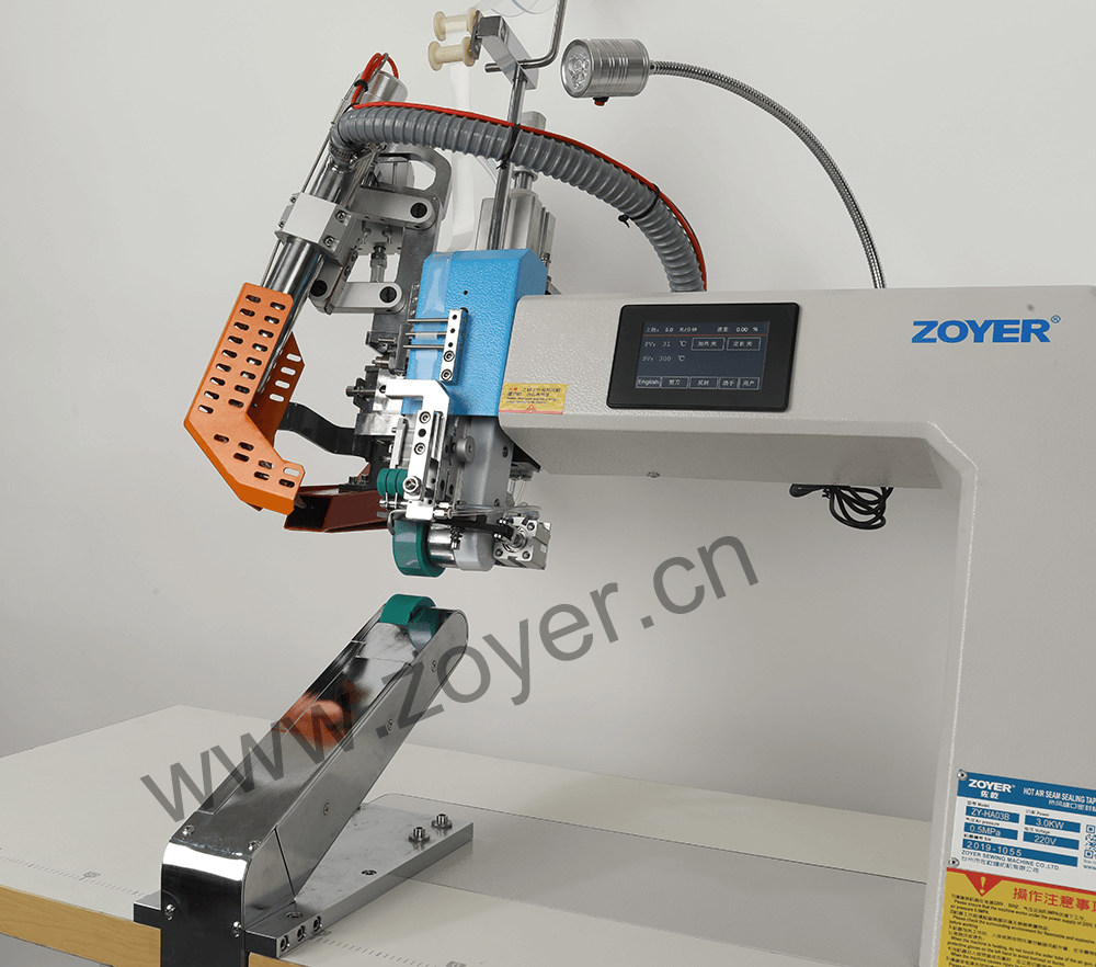 ZY-HA03B Zoyer se détache de la machine d'étanchéité à la couture d'air chaud à bras avec moteur à double étage