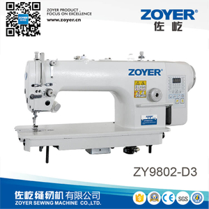 ZY9802-D3 Zoyer Direct Direct Direct Auto Trimmer Lockstich Machine à coudre (matériau d'alimentation à aiguille)