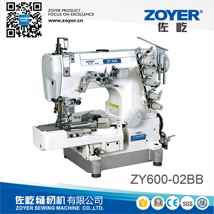 ZY600-02BB Zoyer Petite machine à coudre à lit laminée à lits plats