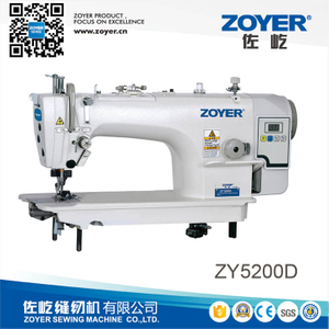 ZY5200D Zoyer Direct Drive High Speed ​​Spectacle Machine à coudre industrielle avec coupe latérale